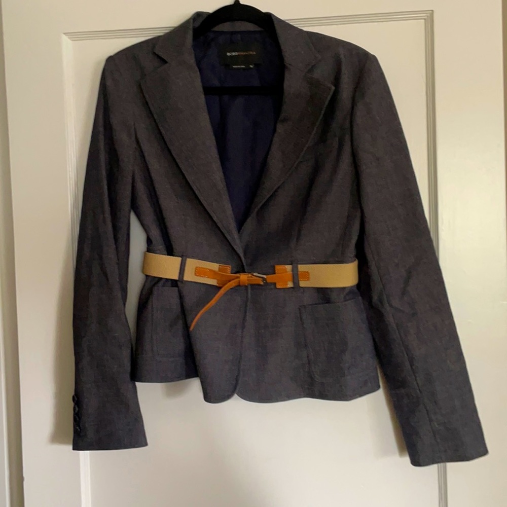Chambray BCBG blazer. Great for back to work!